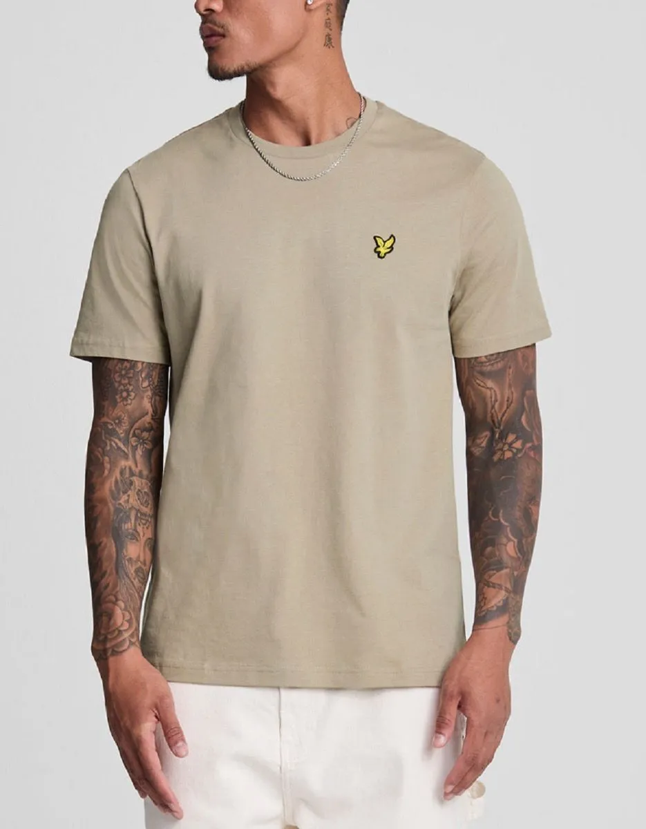 Lyle & Scott Plain Crew Neck T-Shirt Sage Uniform