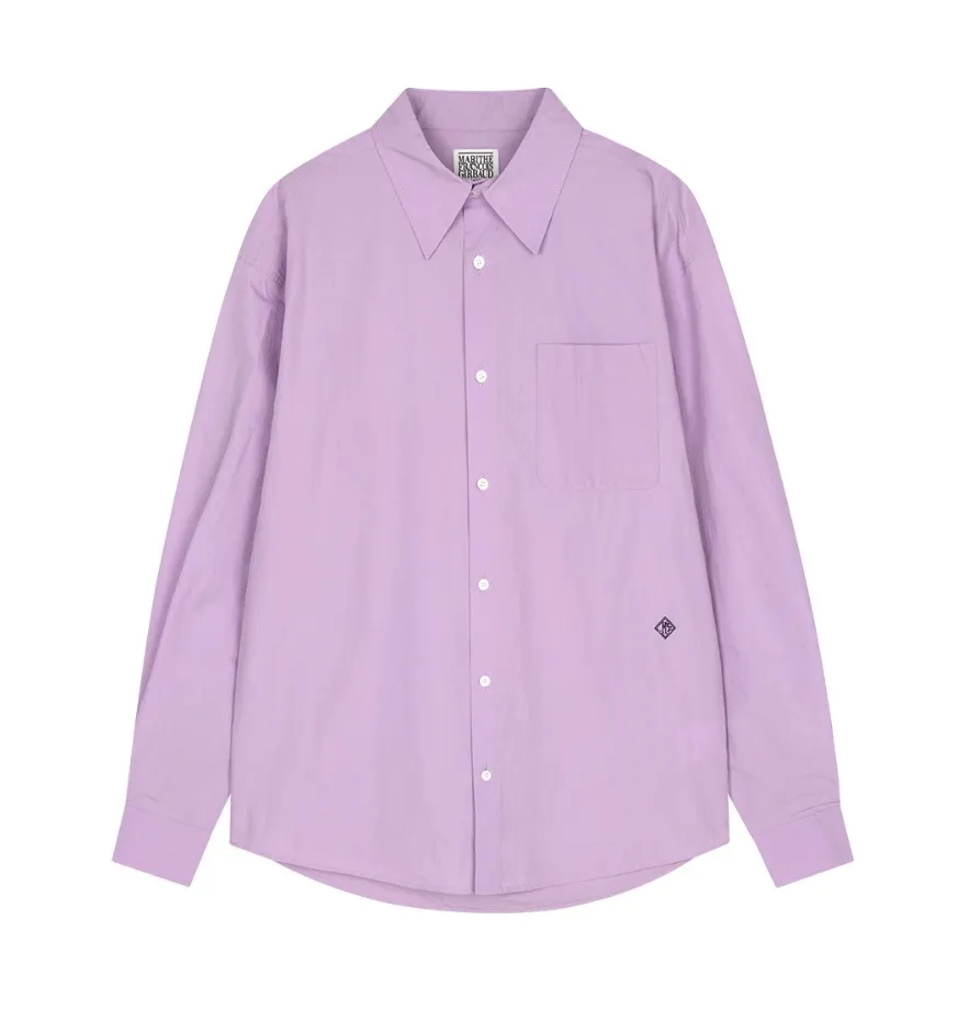 Marithe + Francois Girbaud  |[MARITHE]★RHOMBUS LOGO OVERSIZE SHIRT