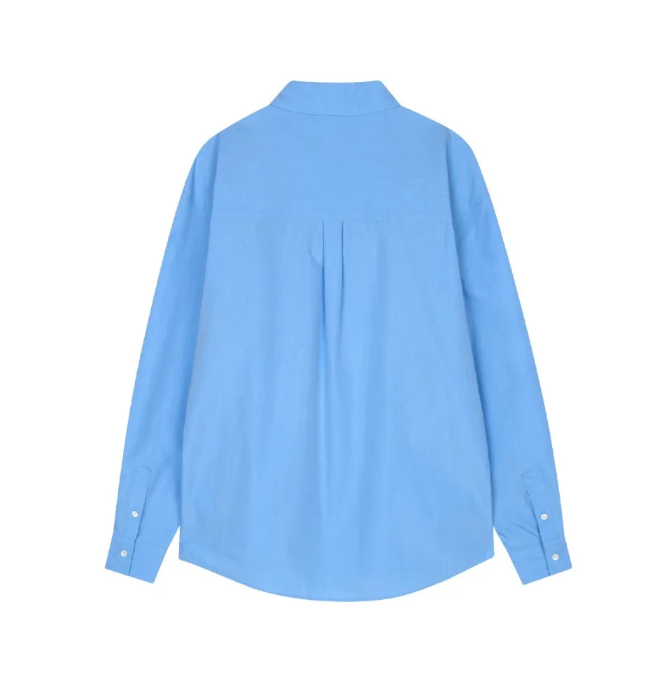 Marithe + Francois Girbaud  |[MARITHE]★RHOMBUS LOGO OVERSIZE SHIRT