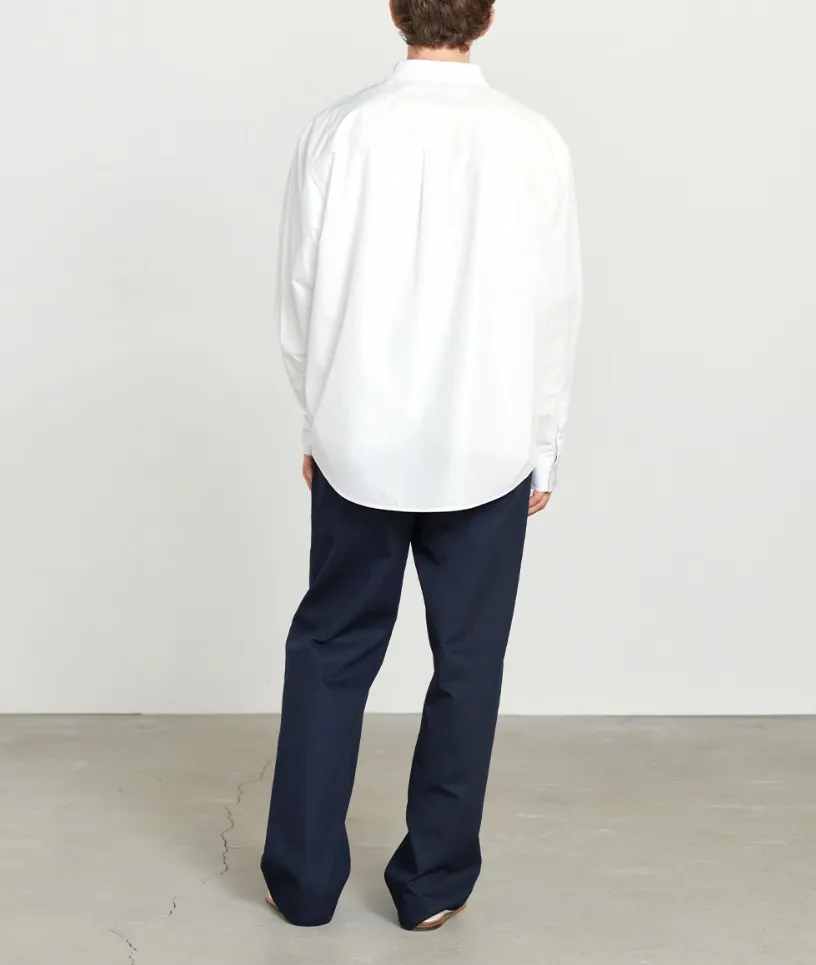 Marithe + Francois Girbaud  |[MARITHE]★RHOMBUS LOGO OVERSIZE SHIRT