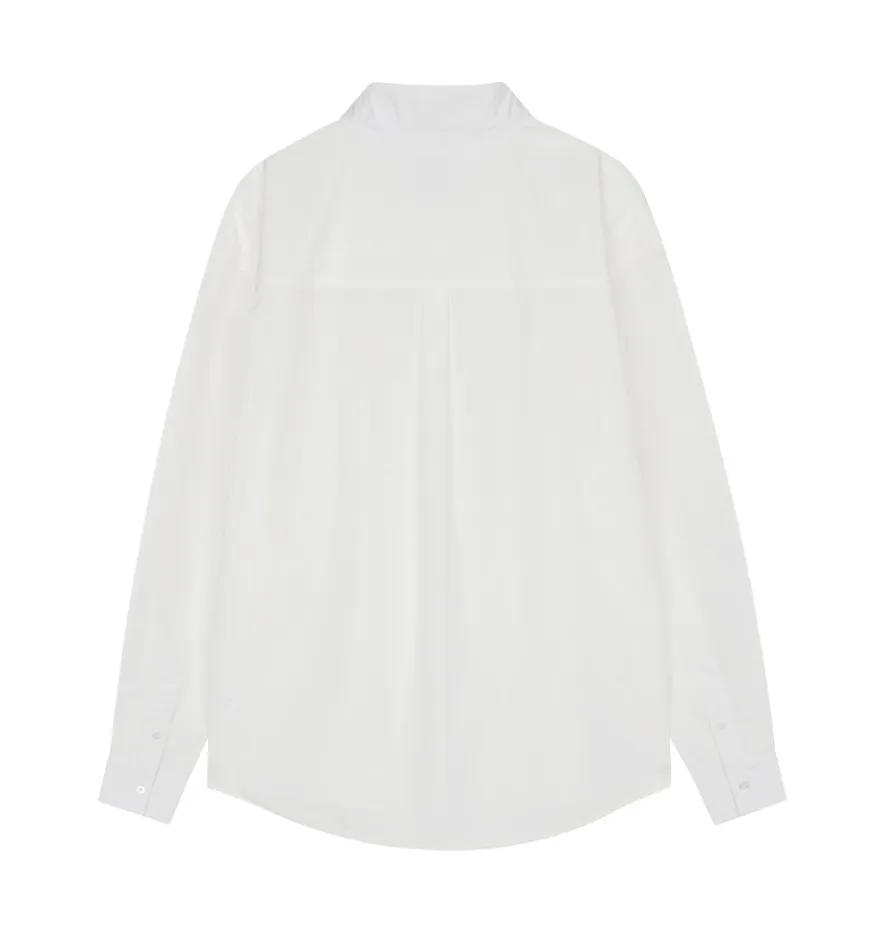 Marithe + Francois Girbaud  |[MARITHE]★RHOMBUS LOGO OVERSIZE SHIRT