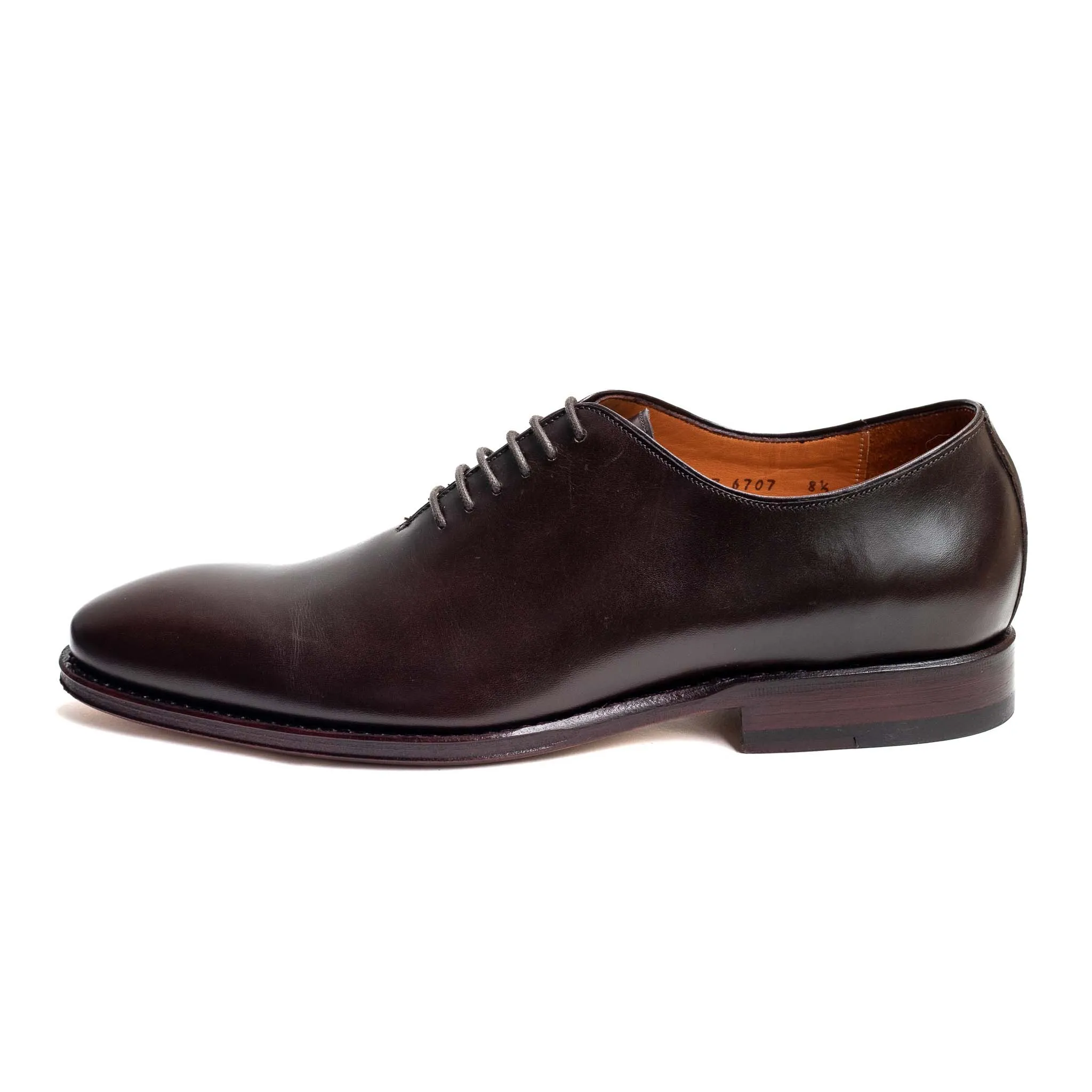 Men's Whole Cut Oxford / Dark Brown 98517