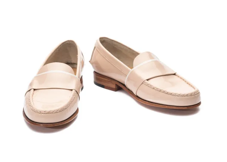 Moccasin 5328 with Plain Headband Nude