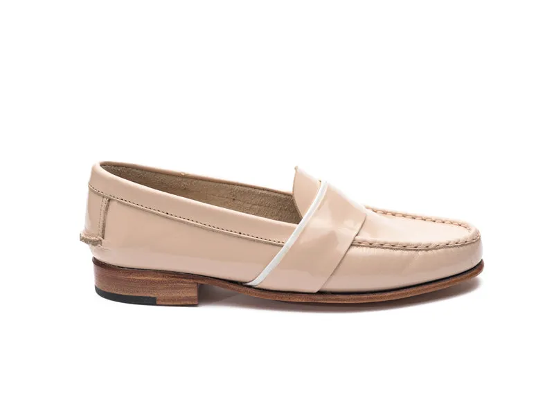 Moccasin 5328 with Plain Headband Nude