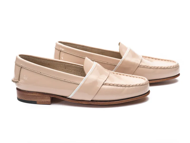 Moccasin 5328 with Plain Headband Nude