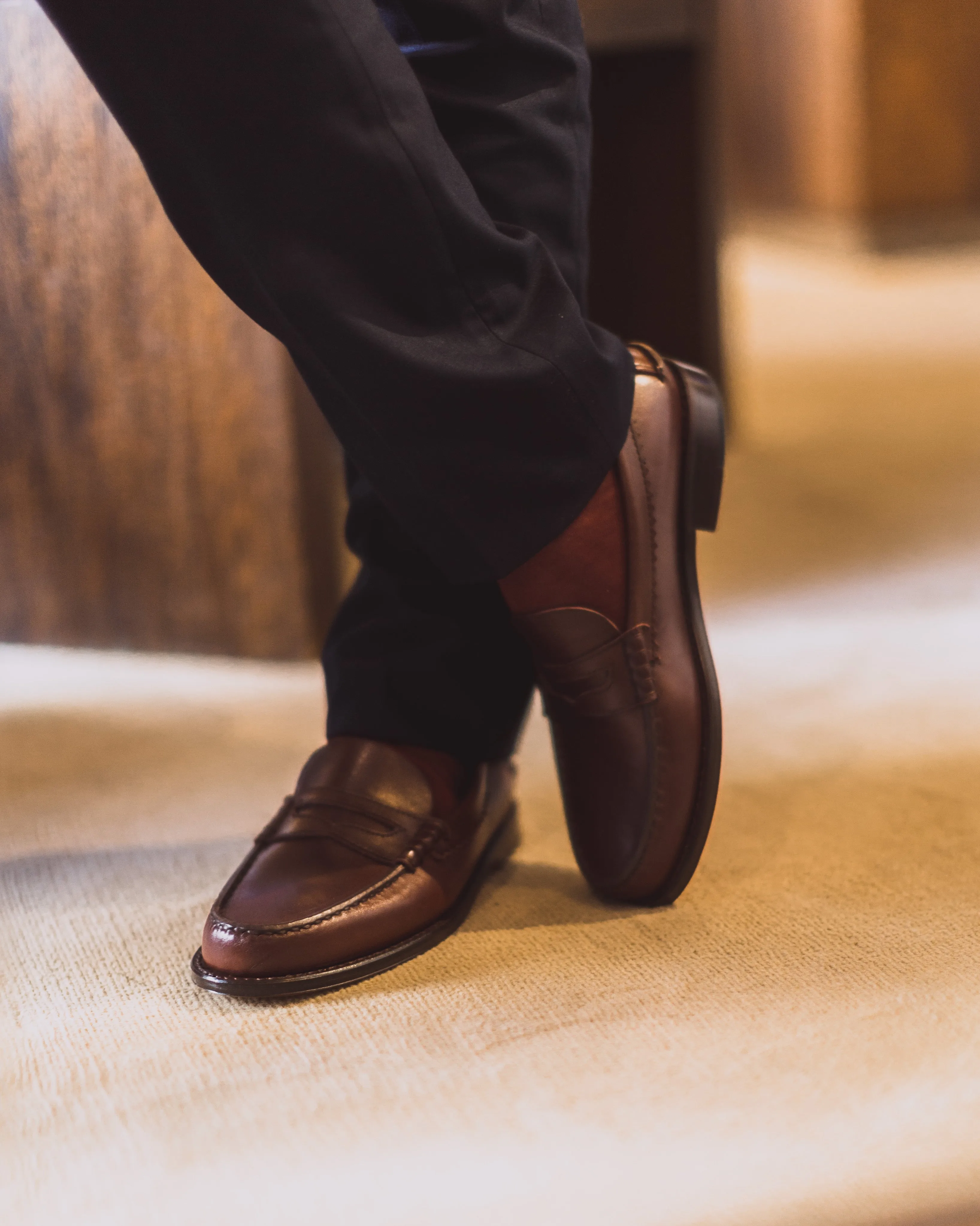 Moccasin Double Sole 2779 Burgundy