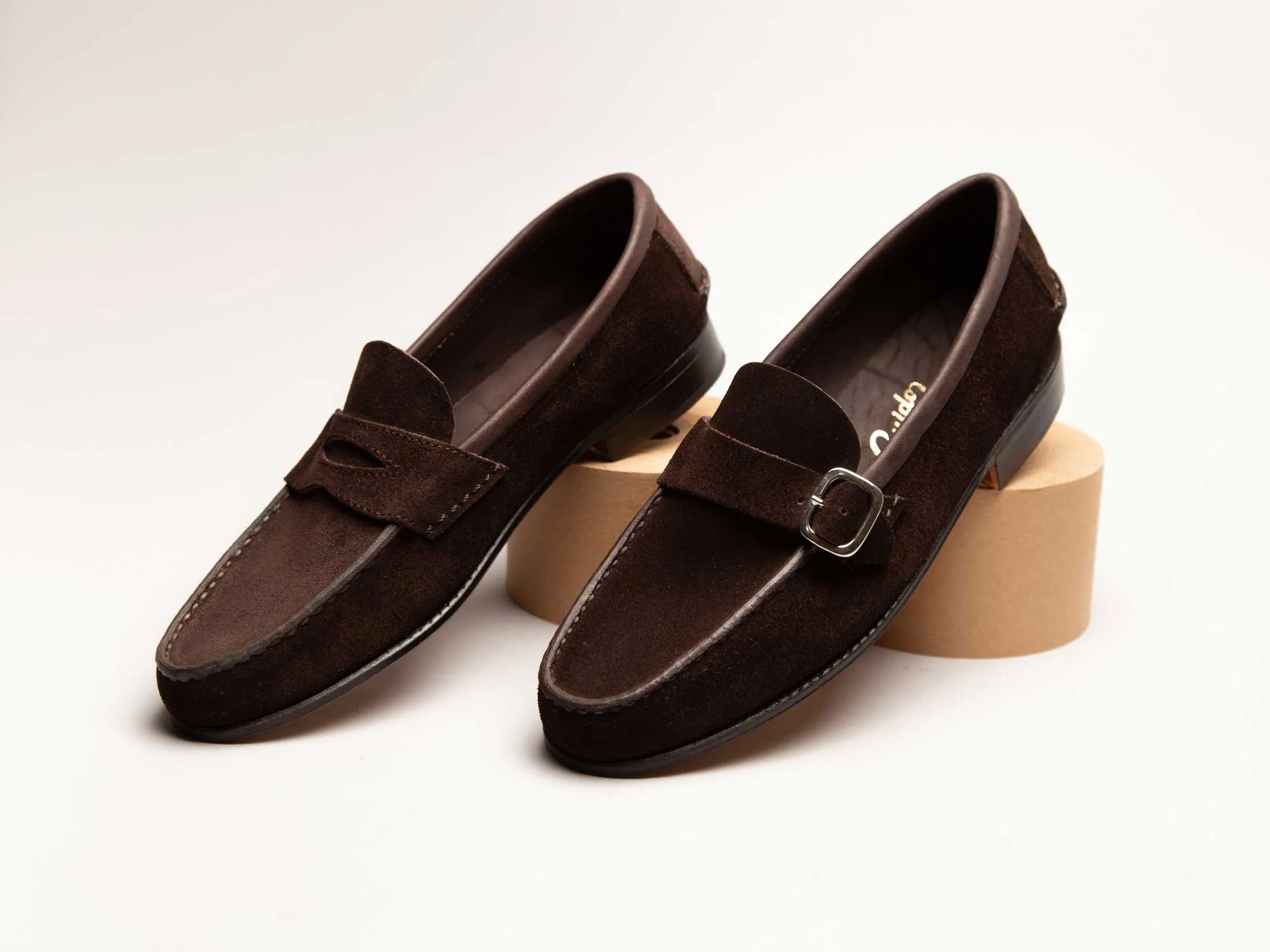 Moccasin Simple Sole 4220 Brown Suede