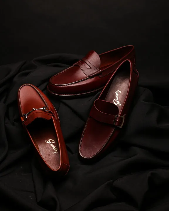 Moccasin Simple Sole 4220 Burgundy