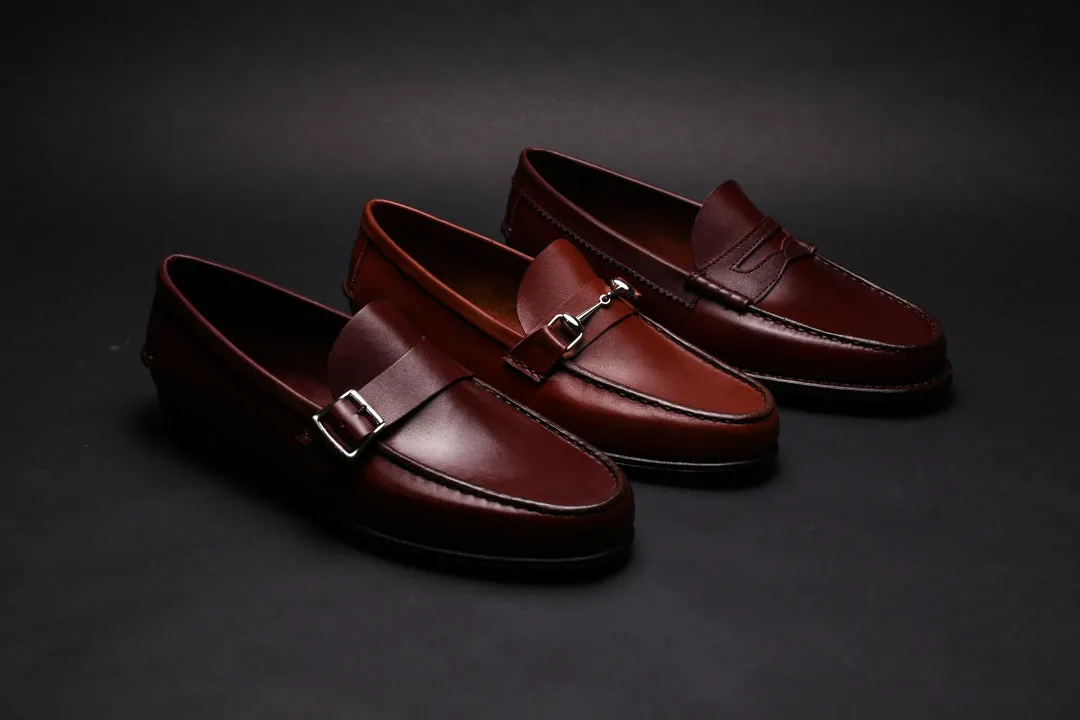 Moccasin Simple Sole 4220 Burgundy