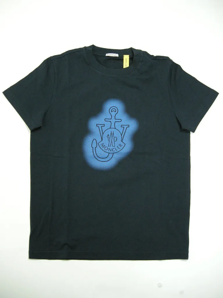 MONCLER  |Size S-XL ◆MONCLER GENIUS JW ANDERSON T-Shirt TEE Navy Men's