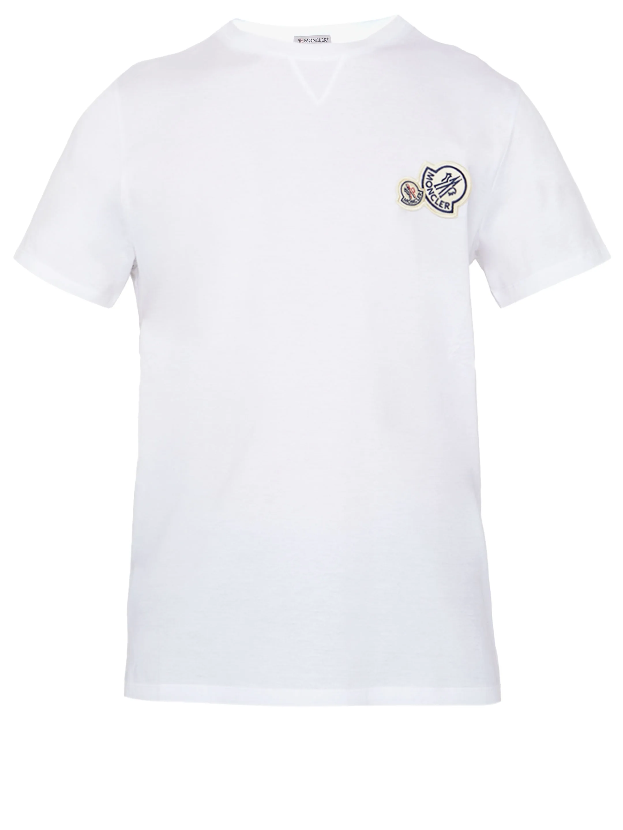 MONCLER  |Street Style Cotton Logo T-Shirts