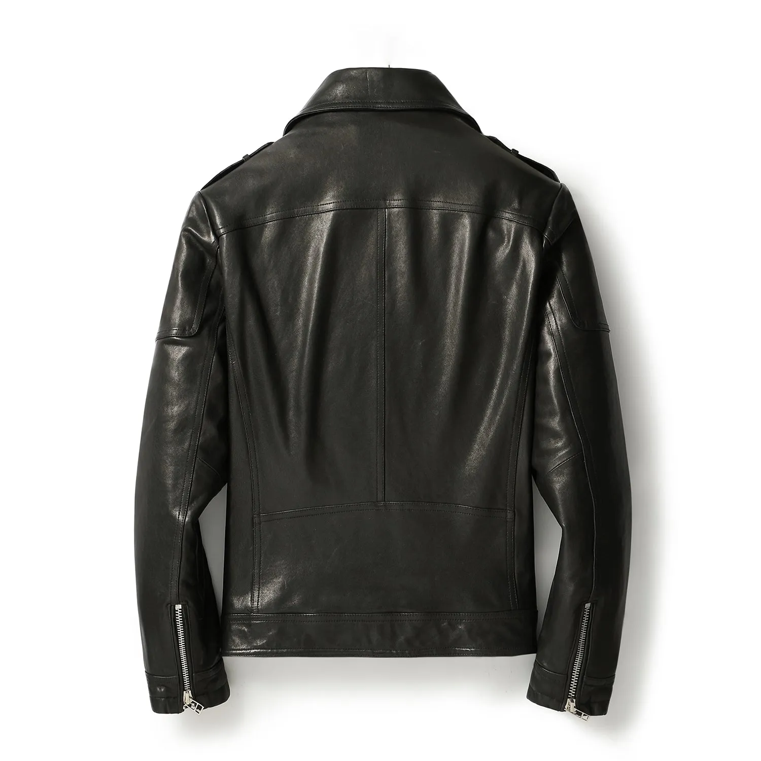 Motorcycle Jacket – Men's Biker Leather Jacket In Black