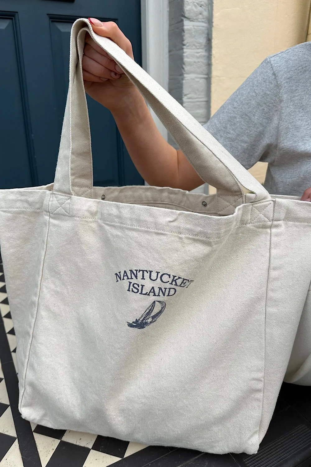 Nantucket Island Tote Bag