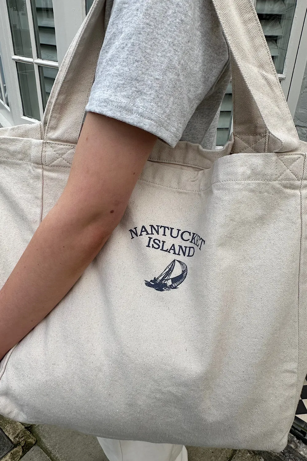 Nantucket Island Tote Bag