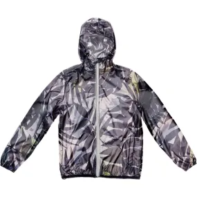 O8 Lifestyle Sam Print Packable Rain Jacket, Palm Print