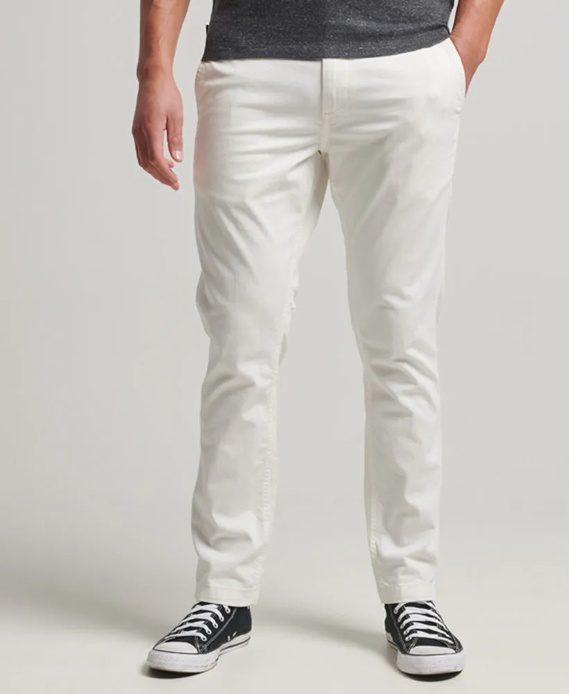 Officers Slim Chino Pants | Ecru