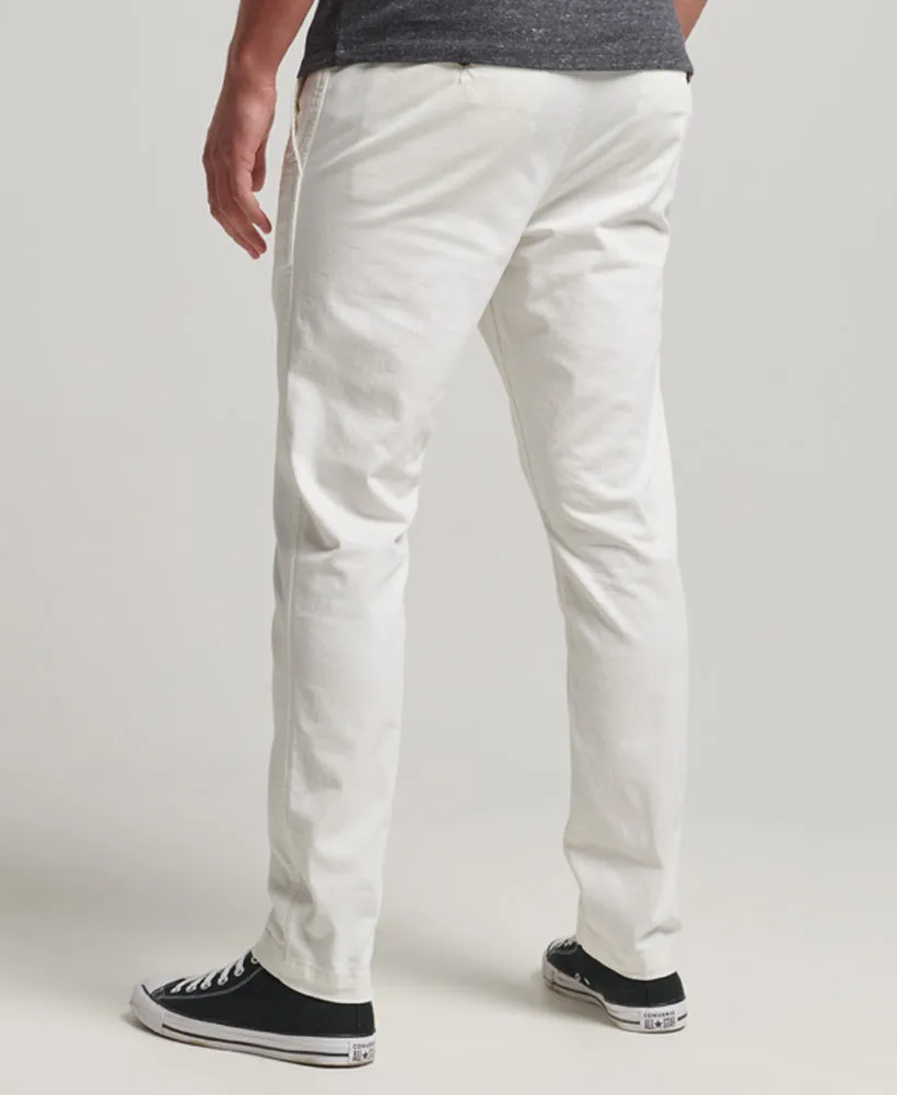 Officers Slim Chino Pants | Ecru