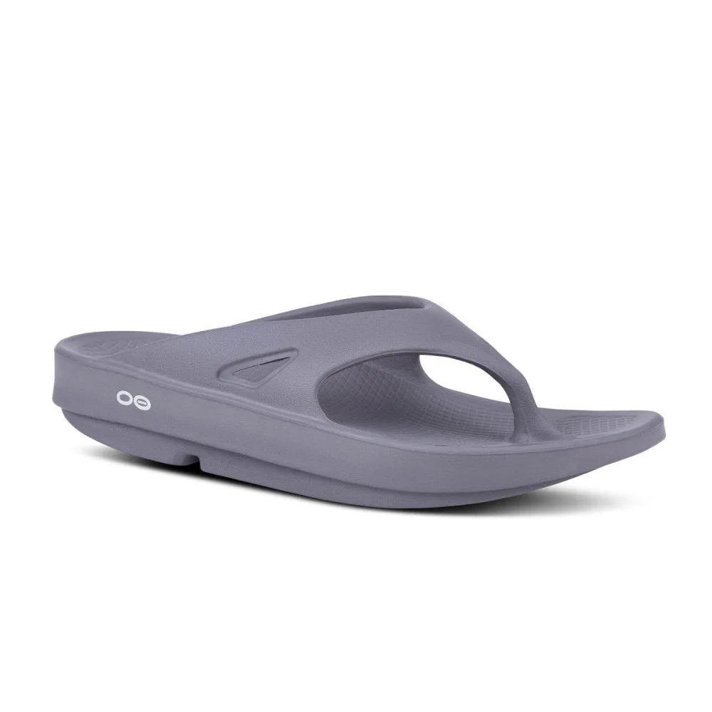 Oofos Ooriginal Recovery Thong Sandal - Slate