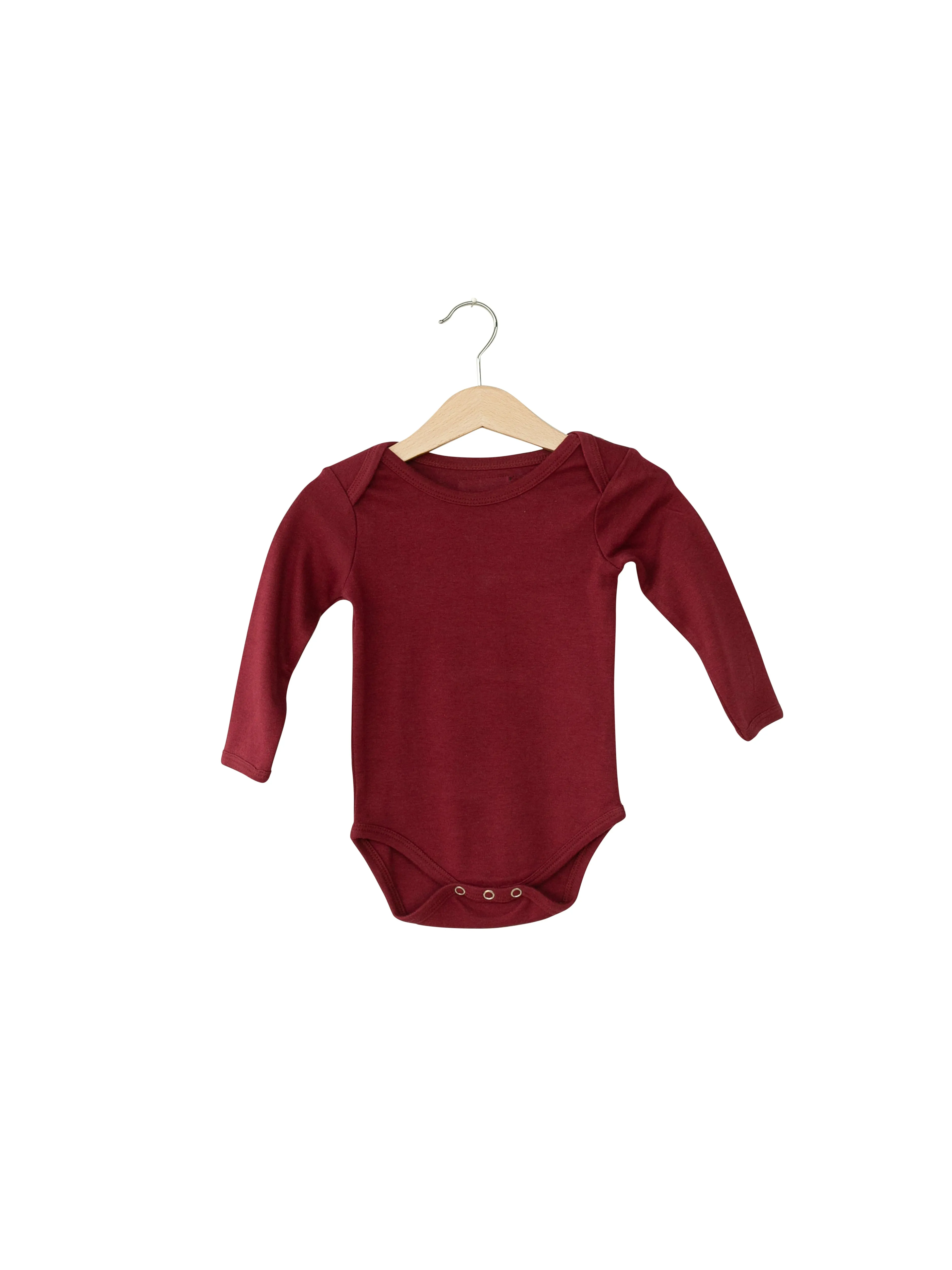 Organic Long Sleeve Bodysuit -  Colors