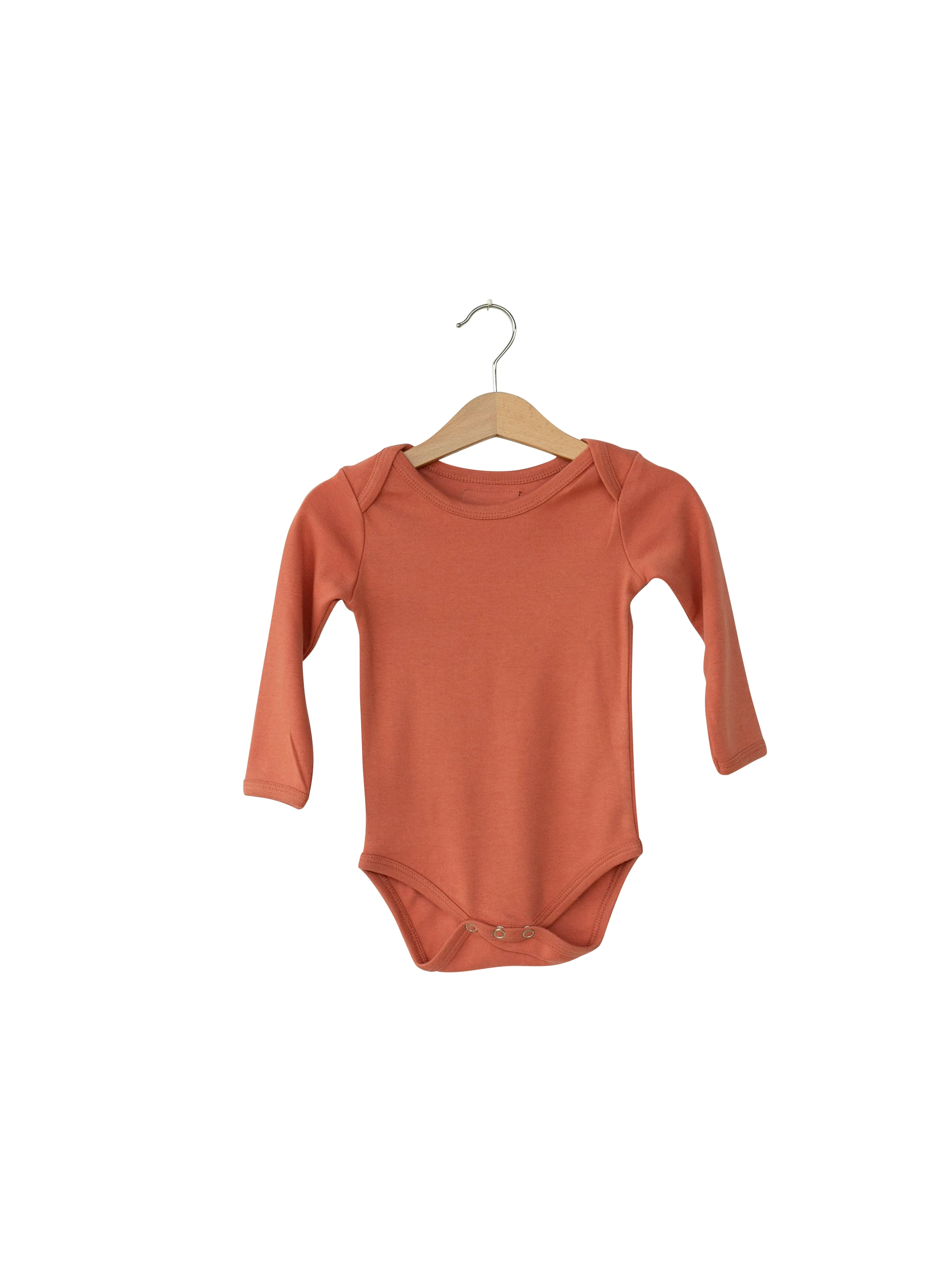 Organic Long Sleeve Bodysuit -  Colors