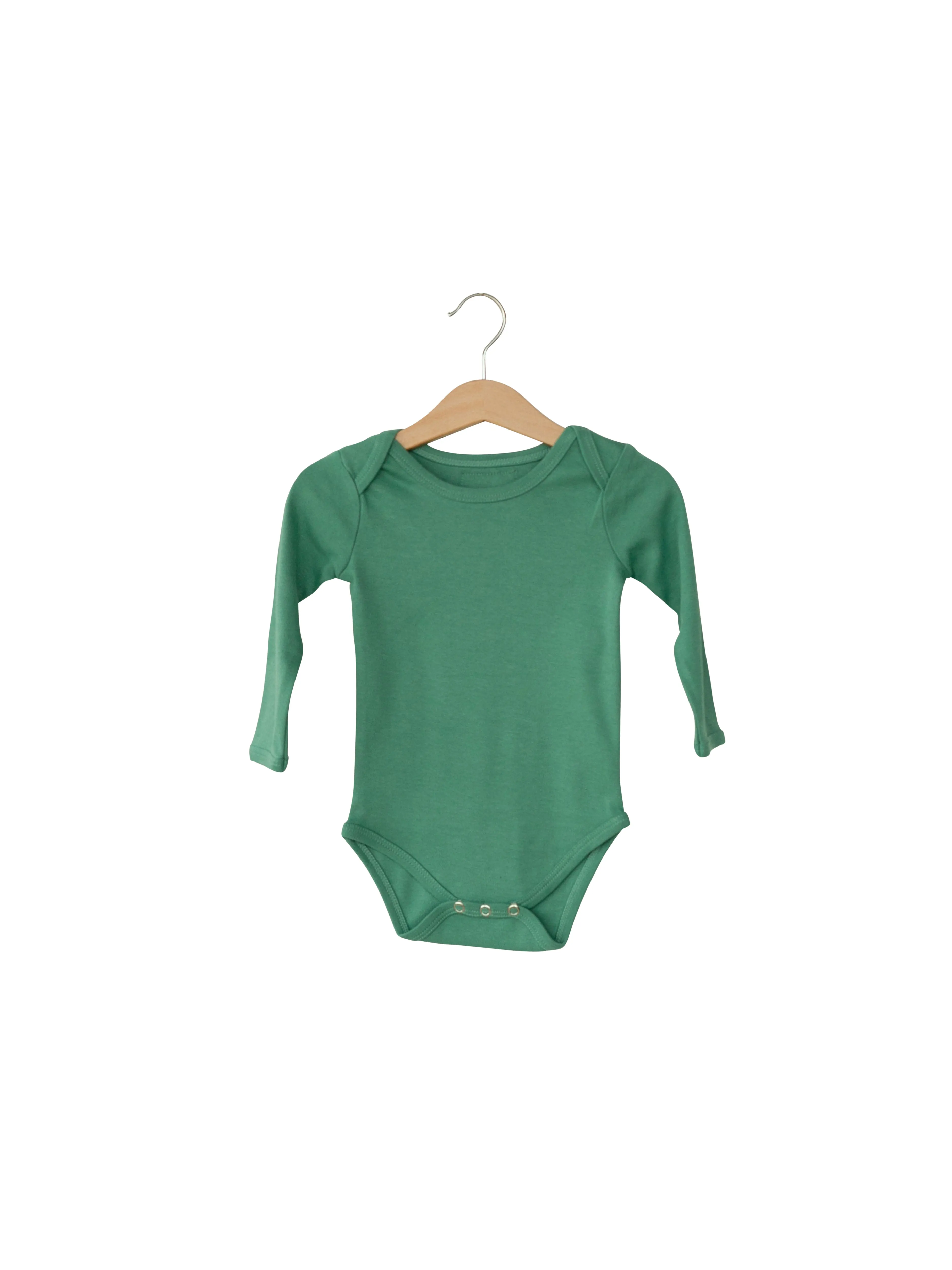 Organic Long Sleeve Bodysuit -  Colors