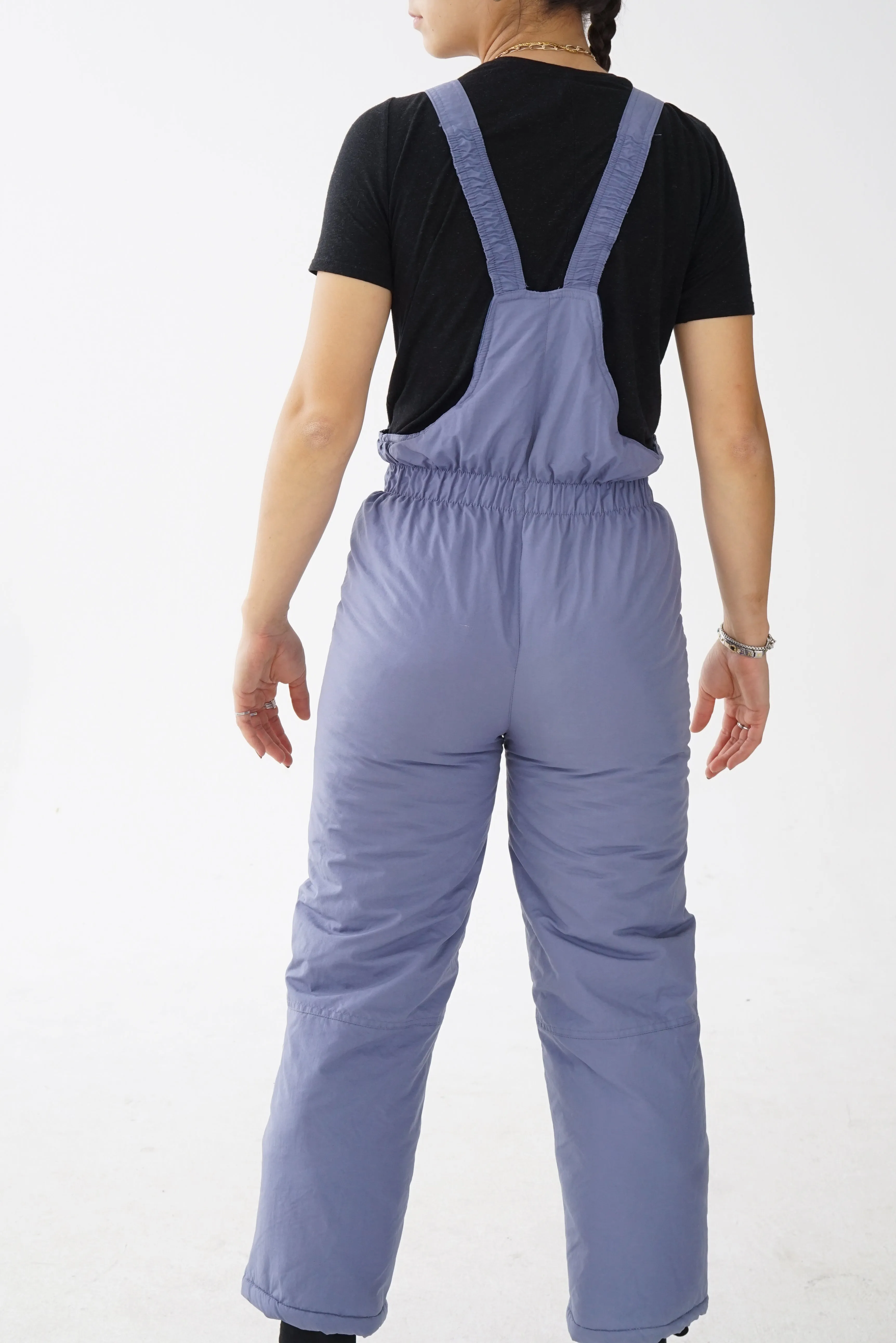 Pantalon de neige très chaud sans nom bleu jeans pour femme taille XS