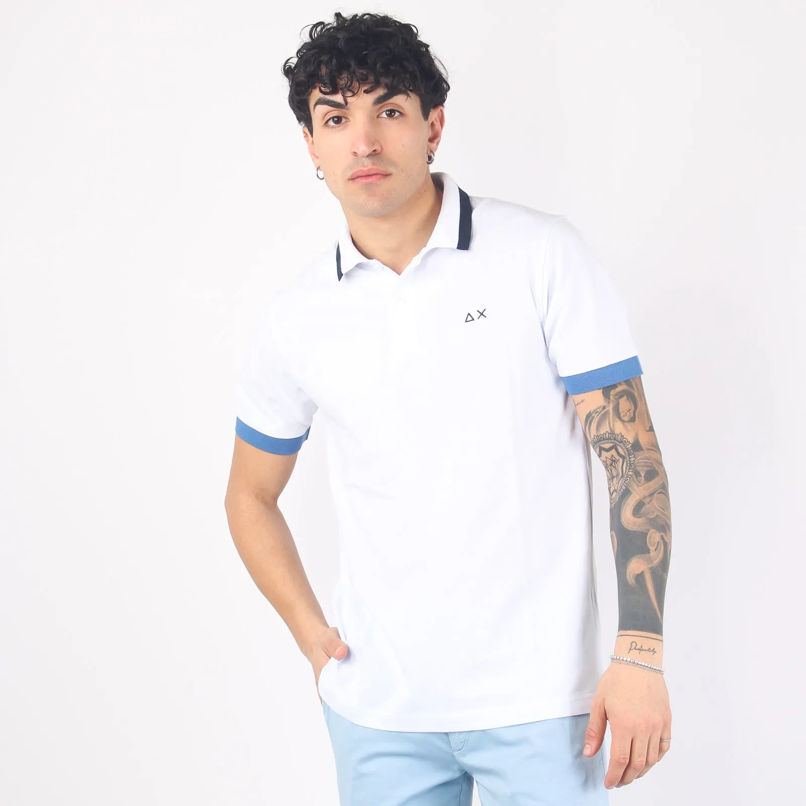 Polo Profilo Alto Bianco