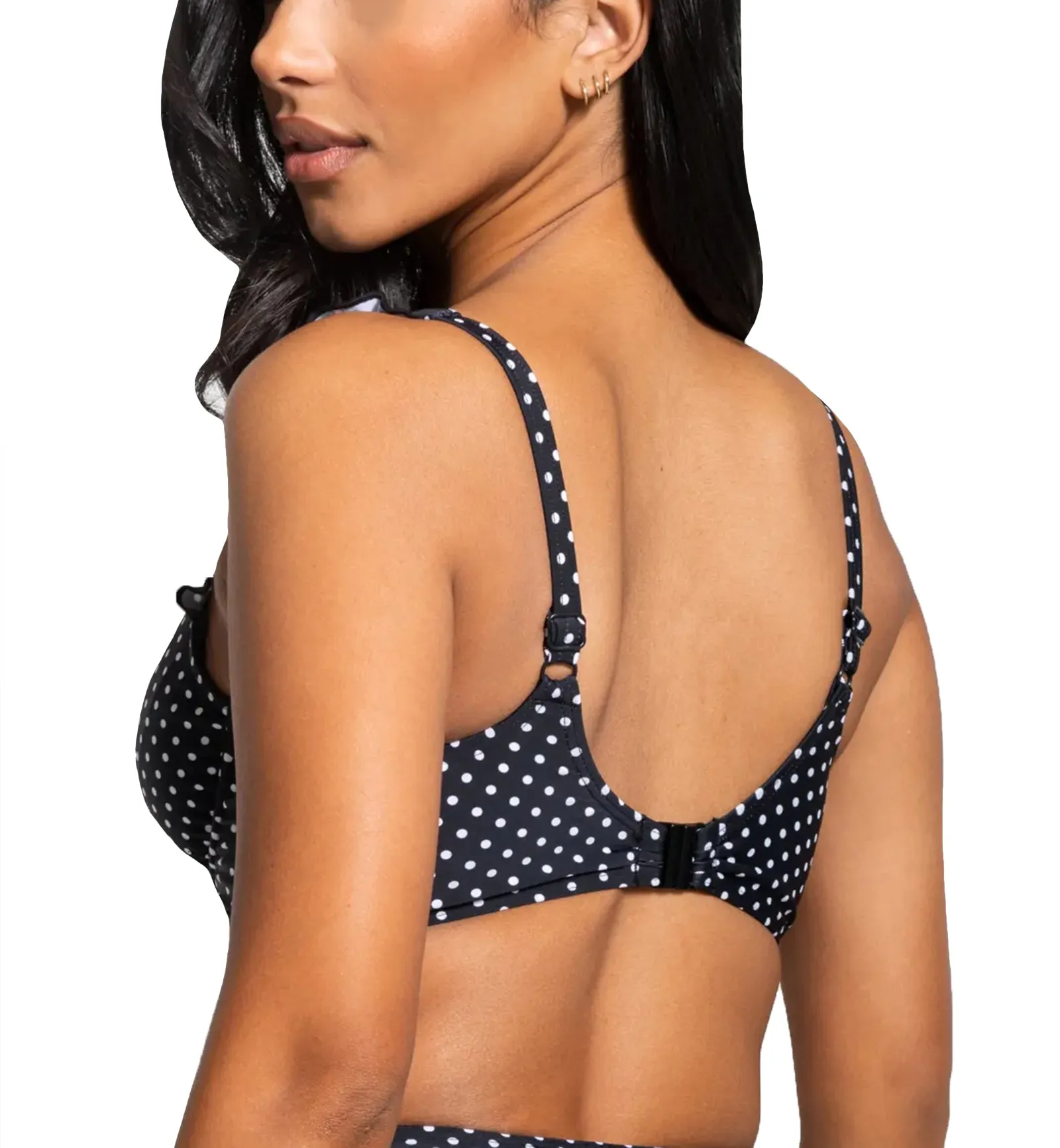 Pour Moi Sicily Longline Underwire Swim Top (26505) - Black/White