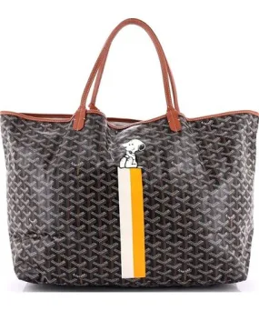 Pre-owned Goyard Gm Saint Louis Tote Printed Coated Canvas