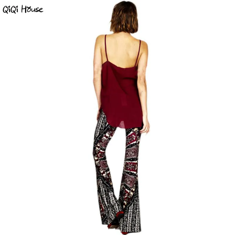 Printed Womens Leggings Vintage Bohemian Flare Pants Fashion Moda Autumn Sexy Leggings Gothique Leggins Mujer#B11 SM6