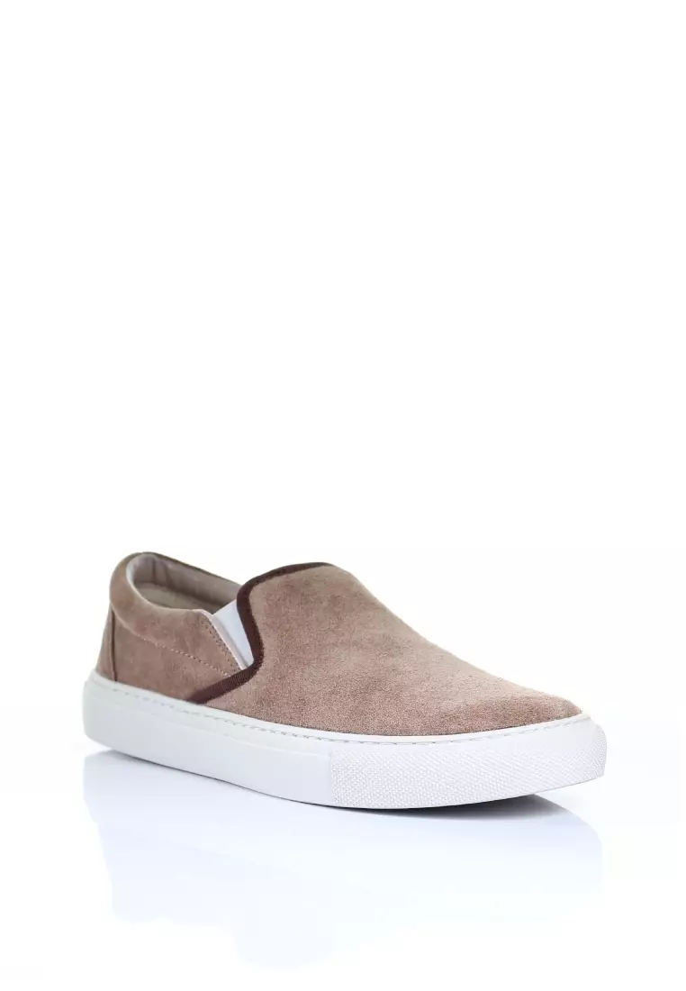 PRODUIT PARFAIT Suede Slip On Sneaker