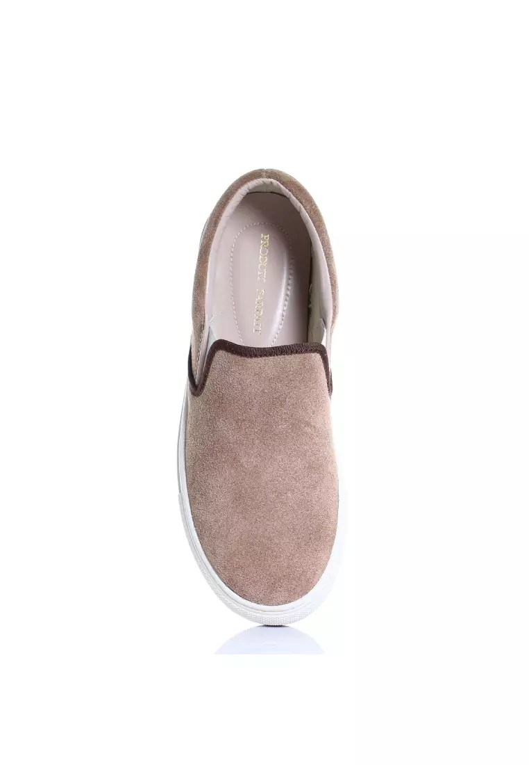 PRODUIT PARFAIT Suede Slip On Sneaker