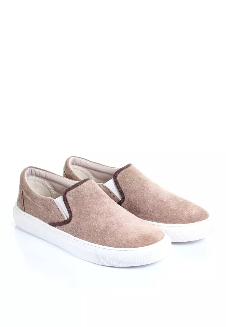 PRODUIT PARFAIT Suede Slip On Sneaker