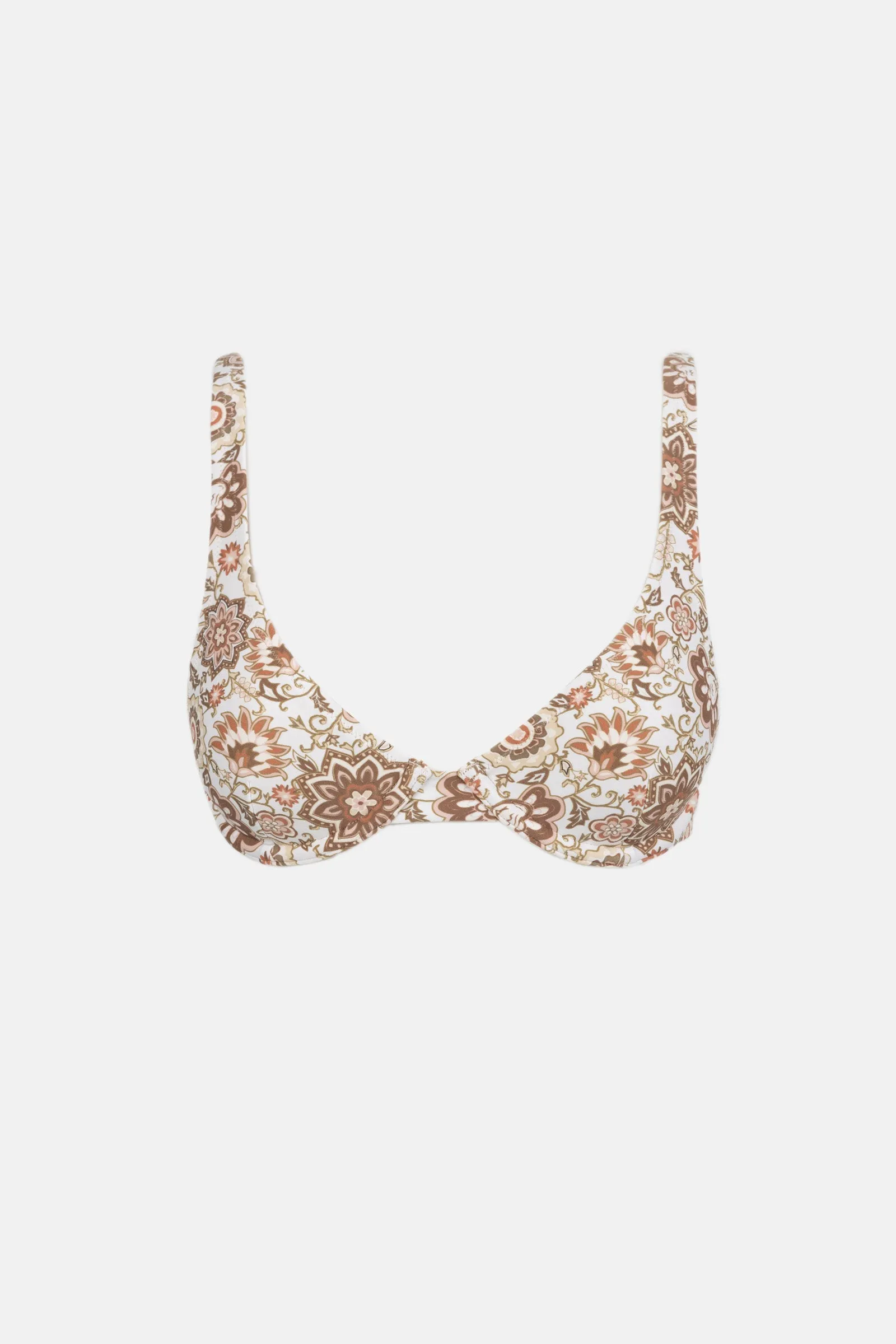 Raya Paisley Underwire Top Natural