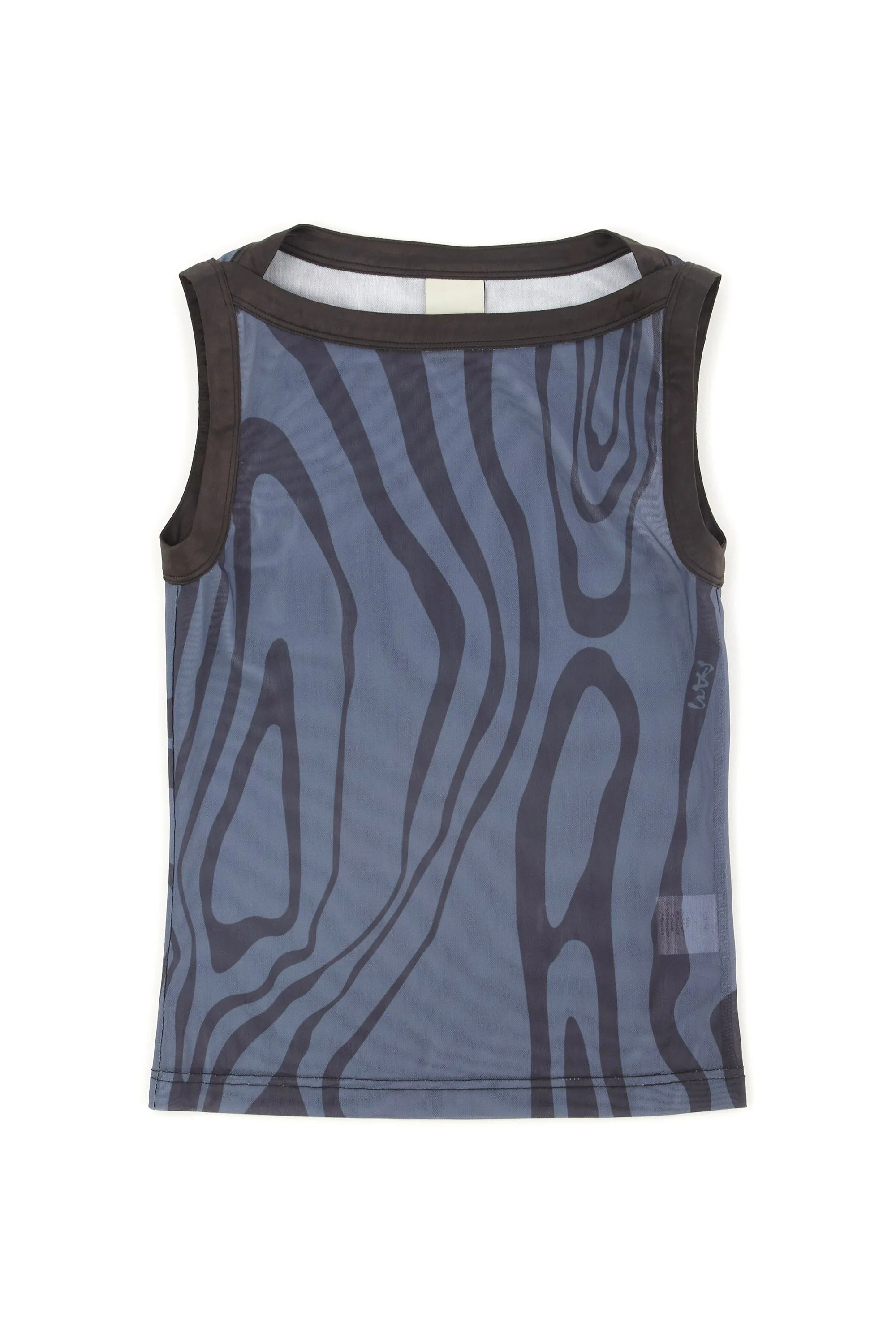 RIPPLE BOAT NECK MESH TANK