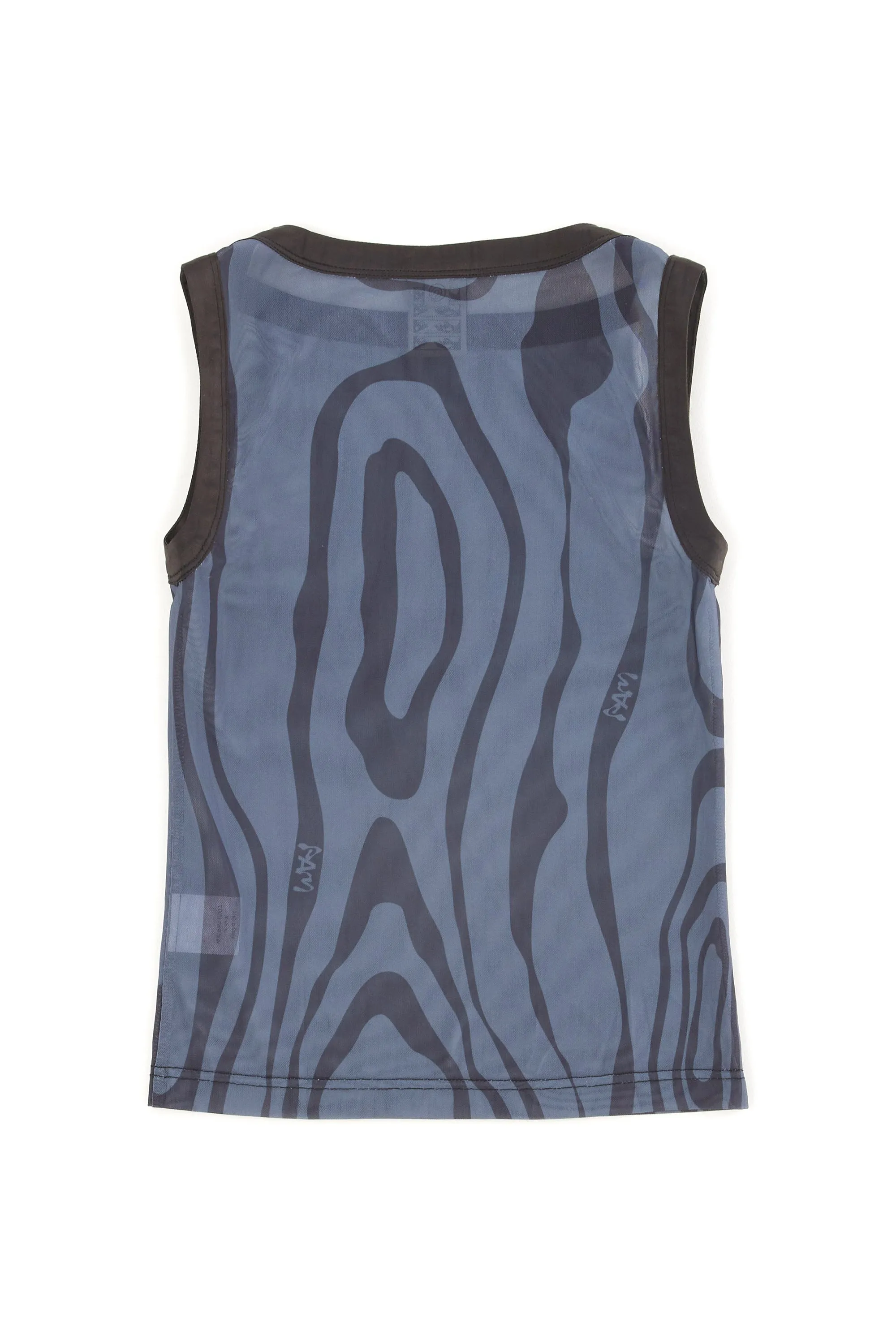 RIPPLE BOAT NECK MESH TANK