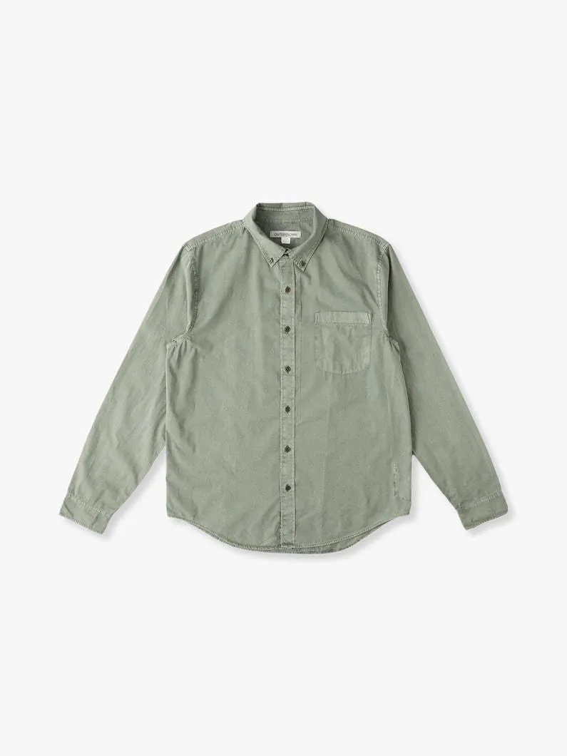 Ron Herman  |Street Style Long Sleeves Plain Cotton Khaki Surf Style