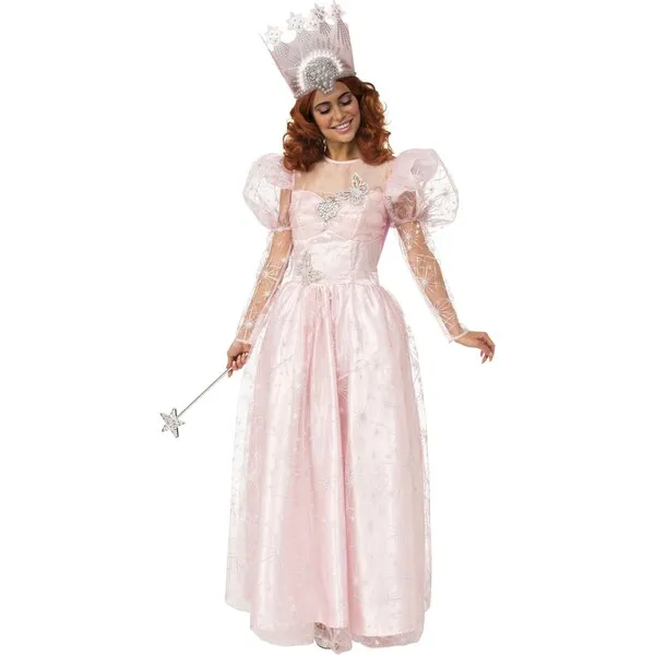 Rubies The Wizard Of Oz Glinda Deluxe Adult Costume, Pink