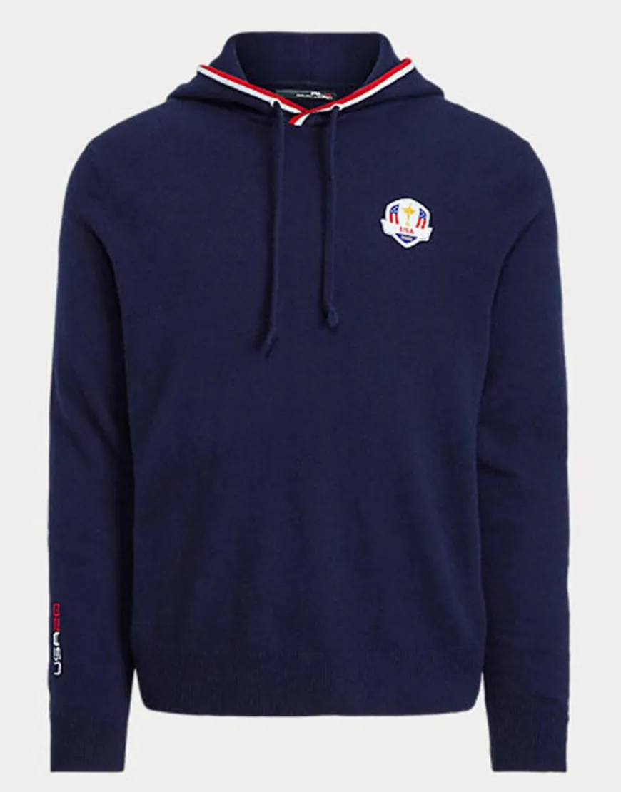 Ryder Cup 2021 Hooded Sweater | Men's Blue Hooded Sweater