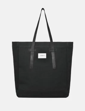 Sandqvist Stig Tote Bag (Canvas) - Black