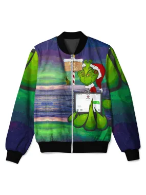 Savage Grinch Bomber Jacket