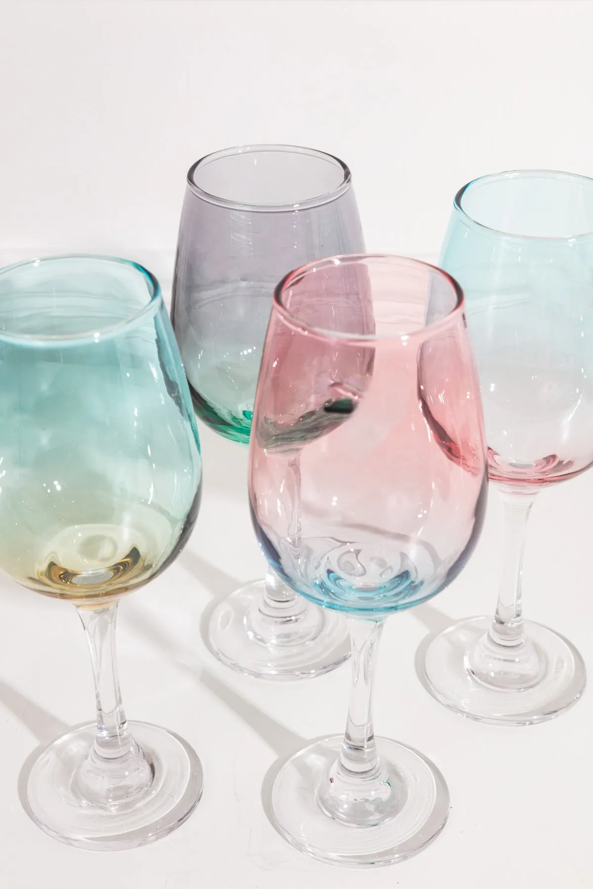 Set of 4 Lustre Wine Glasses