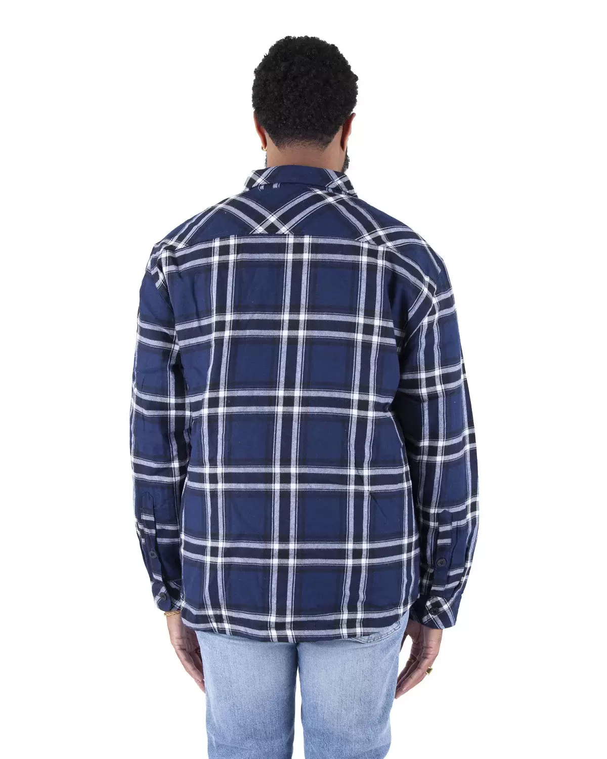 Shaka Wear SHPFJ Men's Plaid Flannel Jacket SKU: SHPFJ