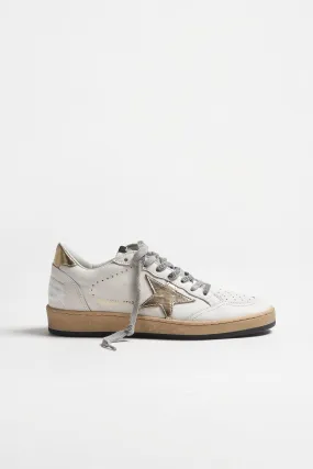 Sneaker Ballstar in Milk/Gold