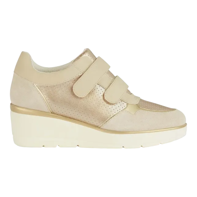 Sneakers da donna ilde  champagne Cod: D25RAB