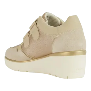 Sneakers da donna ilde  champagne Cod: D25RAB