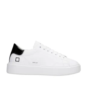 Sneakers Date donna Sfera Calf W997SFCA bianca e nera