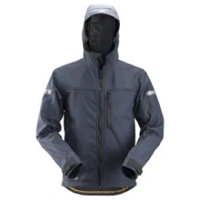 Snickers 1229 AllroundWork, Softshell Jacket Hood - Navy