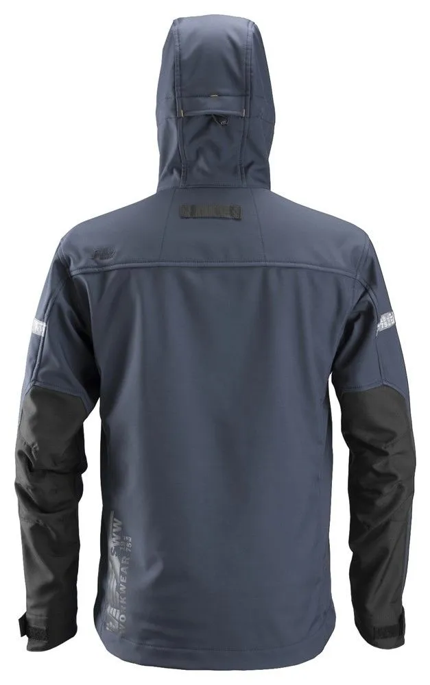 Snickers 1229 AllroundWork, Softshell Jacket Hood - Navy