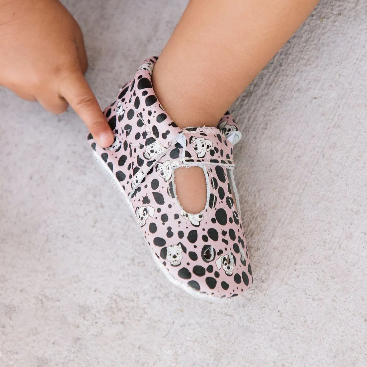 Spots, Darling Mary Jane Baby Shoe